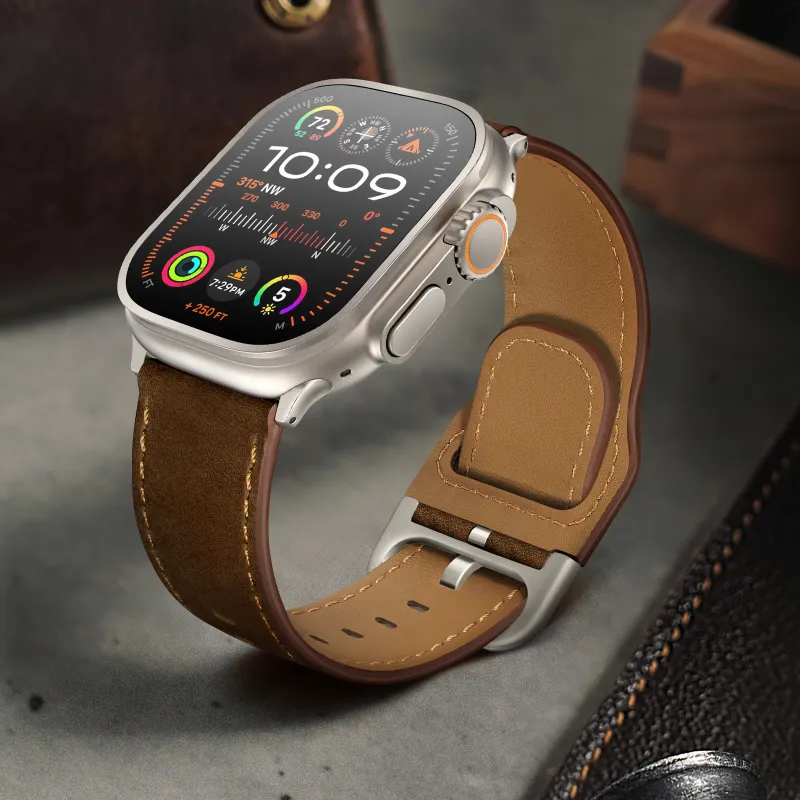 Antey Watch Band Apple Compatibility 175 220mm Genuine Leather Material-11