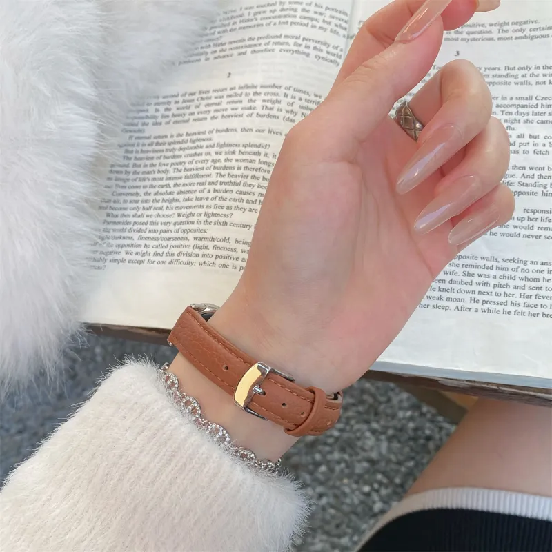 Antey Watch Bands Xiaomi Compatibility 175 220MM Genuine Leather Material-2
