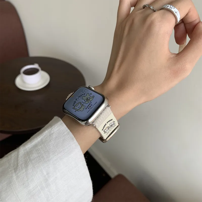 Antey Watch Band Apple Compatibility 175 220mm Corduroy Material-1