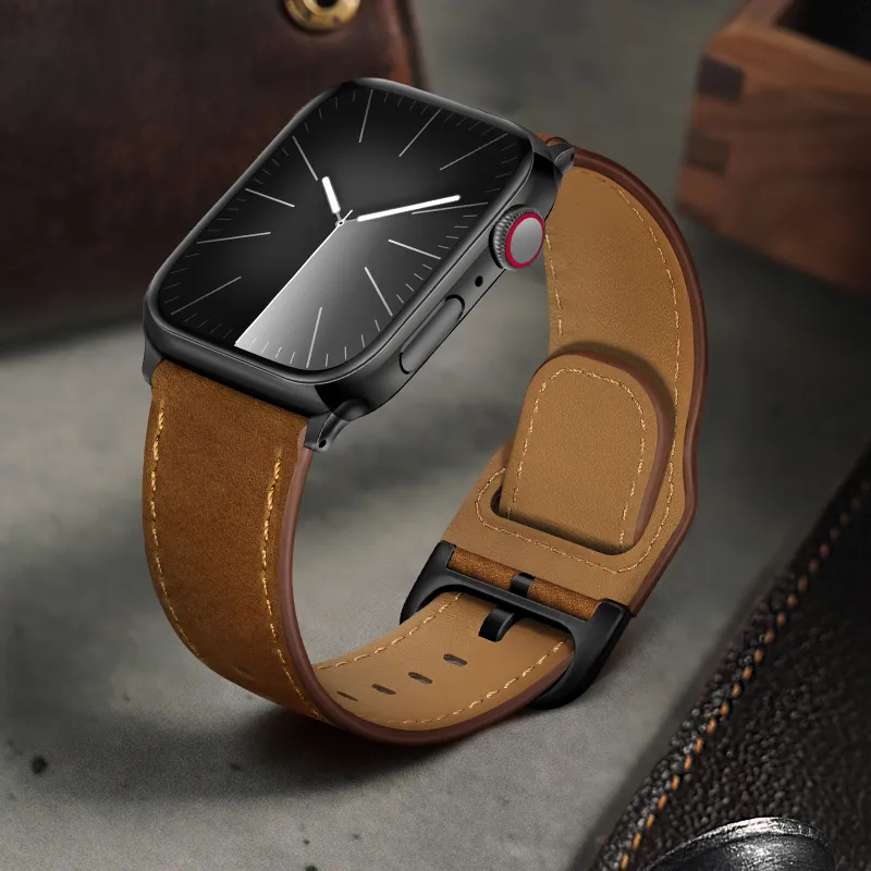 Antey Watch Band Apple Compatibility 175 220mm Genuine Leather Material-5