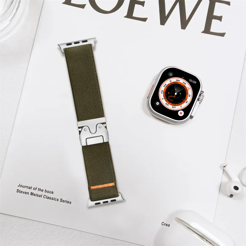 Antey Apple Compatibility Watch Band 46mm Nylon Material-9