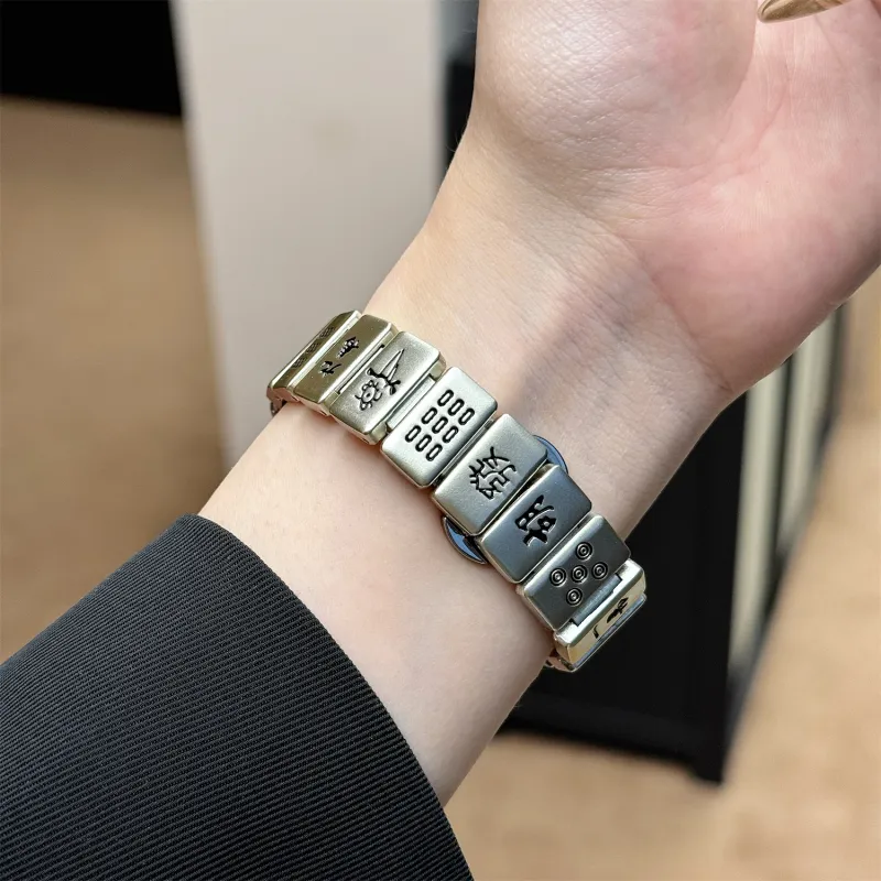 Antey Xiaomi Red Beige Compatibility Watch Band 175 220mm Metal-9