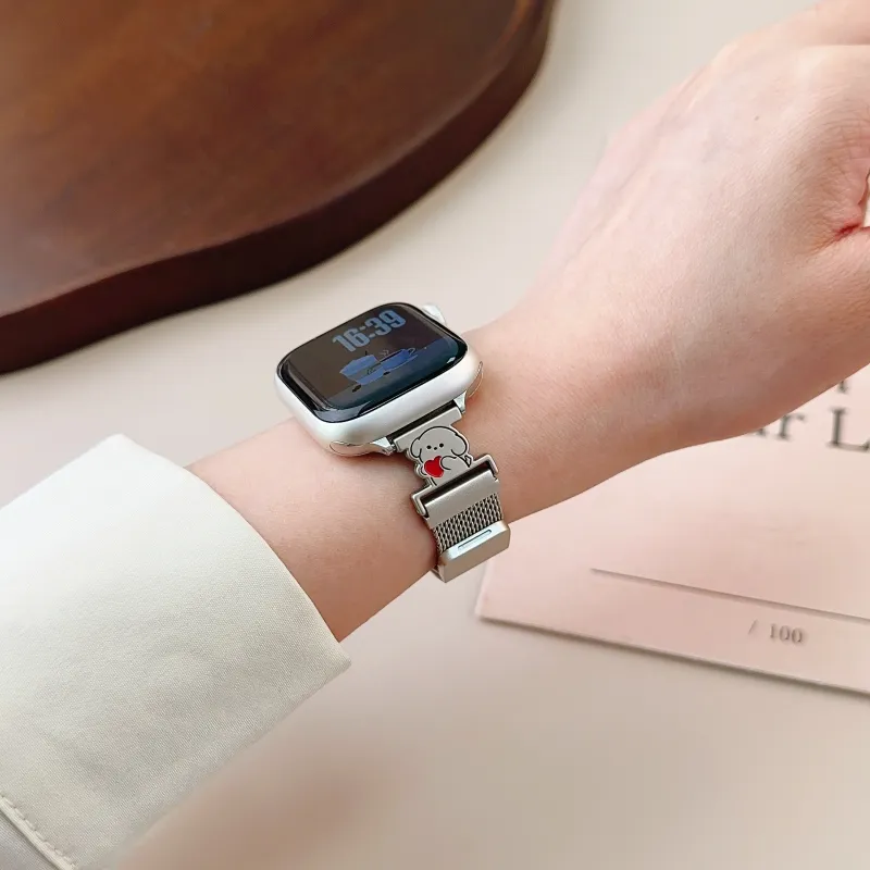 Antey Apple Compatibility Watch Band Metal-4