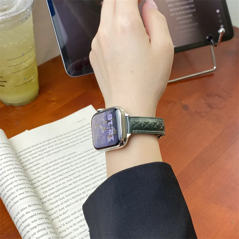 Antey Watch Band Apple Compatibility 175 220mm Genuine Leather Material-20