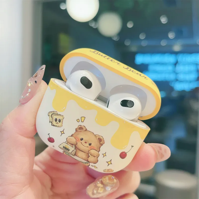Antey Compatibility Airpods4/airpodspro2/airpods3 TPU Cute Cartoon Headphone Cases-3
