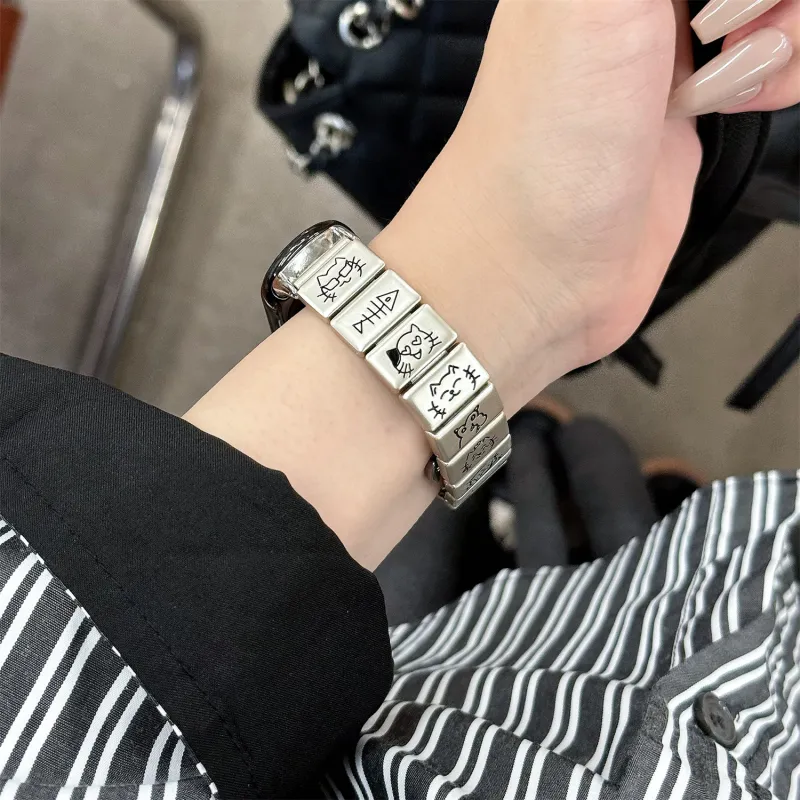 Antey Xiaomi Compatibility Watch Band 175~220mm Metal-8