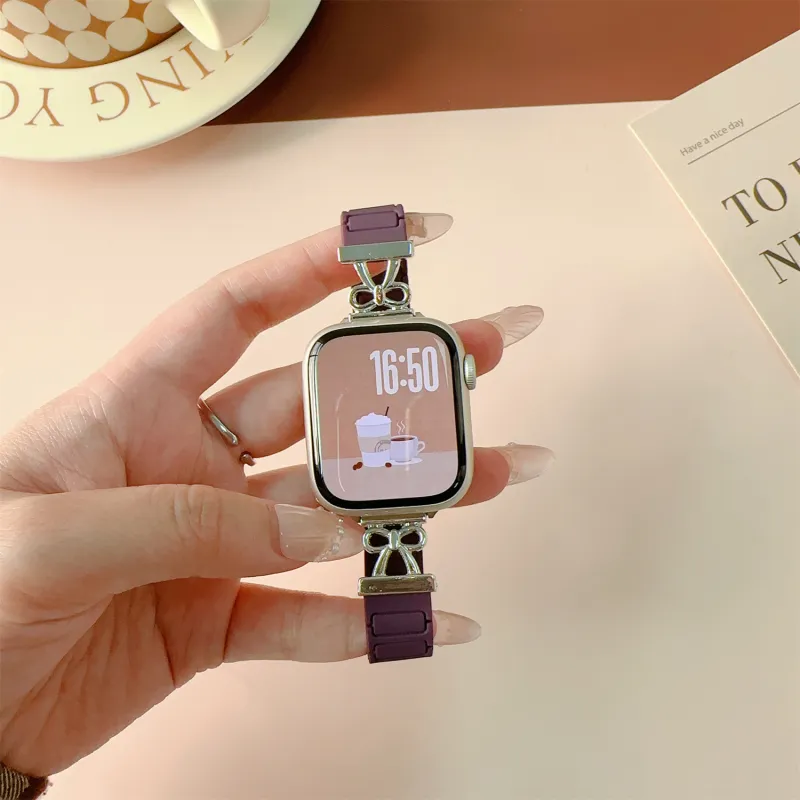 Antey Watch Band Apple Compatibility Silicone Material-21