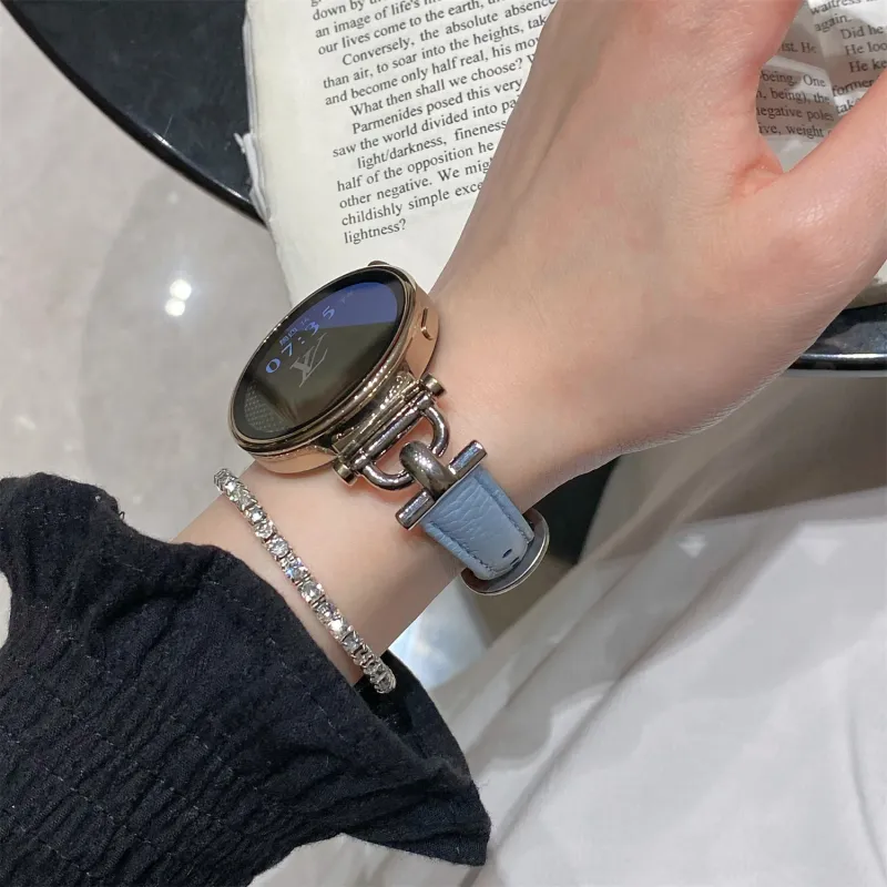 Antey Huawei Compatibility Watch Band 175 220mm Cowhide Leather Material-11