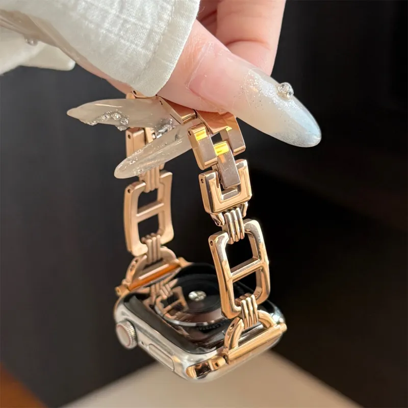 Antey Watch Band Apple Compatibility Stainless Steel Material-4