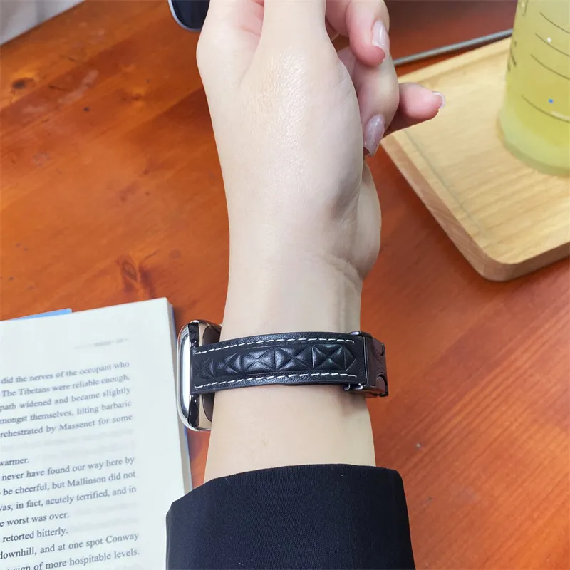 Antey Watch Band Apple Compatibility 175 220mm Genuine Leather Material-7