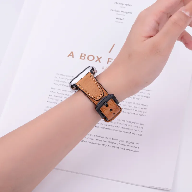 Antey Watch Band Apple Compatibility 175 220mm Genuine Leather Material-5