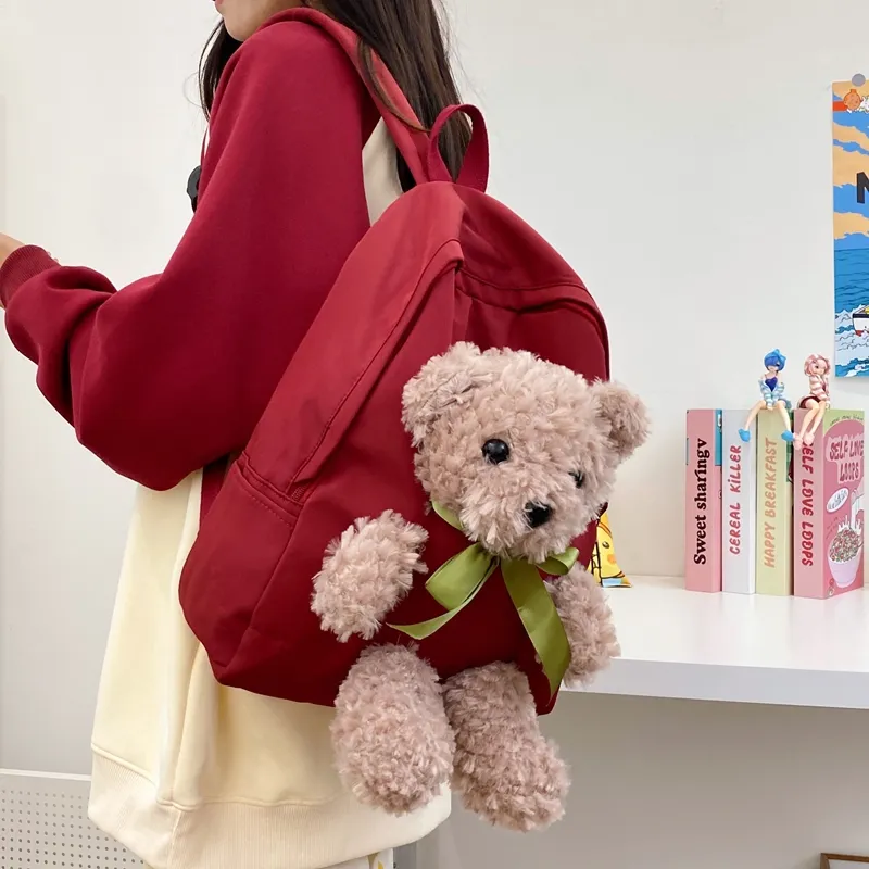 Kaka Tree Nylon Backpack Large Size Unisex-8
