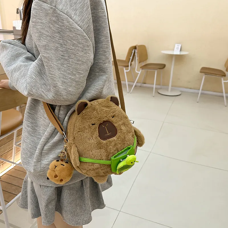 Kaka Tree Plush Ita Bag, Crossbody Bag, Shoulder Bag Regular Unisex Multicolor-8