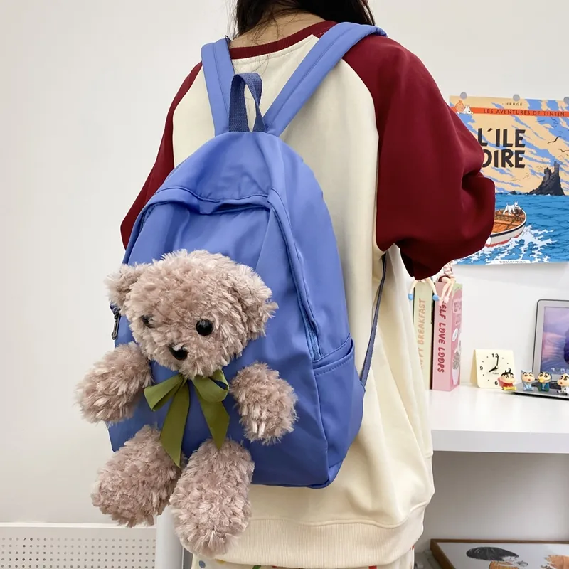 Kaka Tree Nylon Backpack Large Size Unisex-13