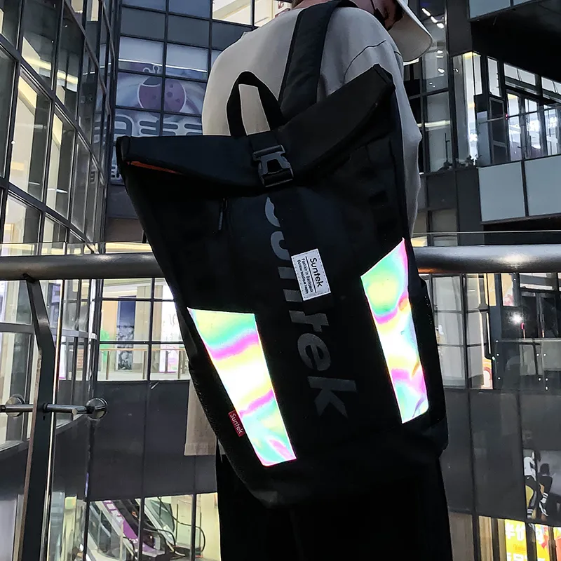 Kaka Tree Oxford Backpack Unisex Gray/Black-10