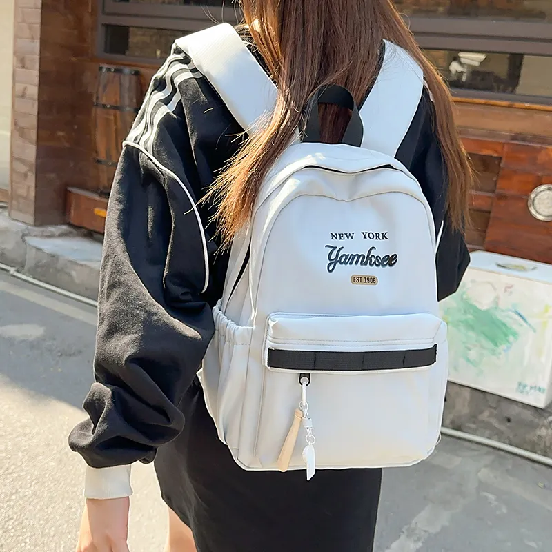 Kaka Tree Nylon Backpack Unisex Multicolor-11