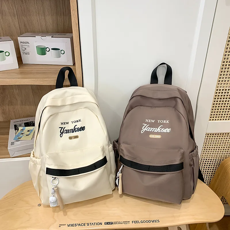 Kaka Tree Nylon Backpack Unisex Multicolor-7