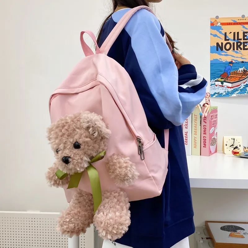 Kaka Tree Nylon Backpack Large Size Unisex-16