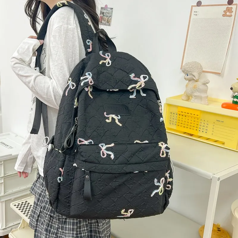 Kaka Tree Oxford Backpack Large Size Unisex Multicolor-6