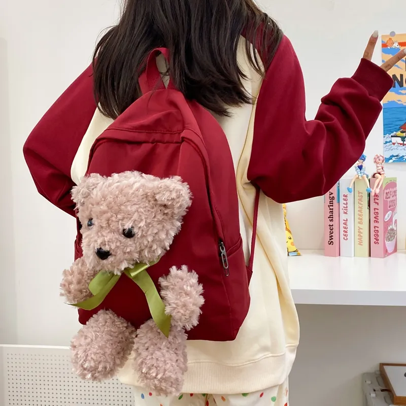 Kaka Tree Nylon Backpack Large Size Unisex-9