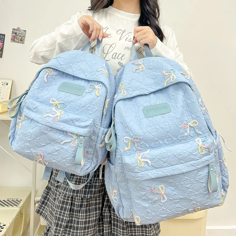 Kaka Tree Oxford Backpack Large Size Unisex Multicolor-14