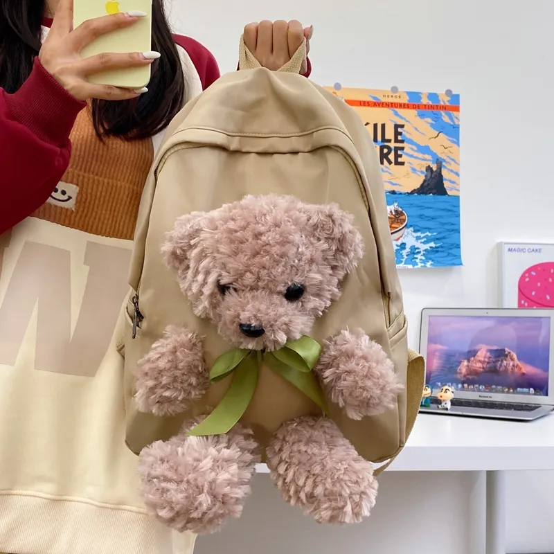 Kaka Tree Nylon Backpack Large Size Unisex-20