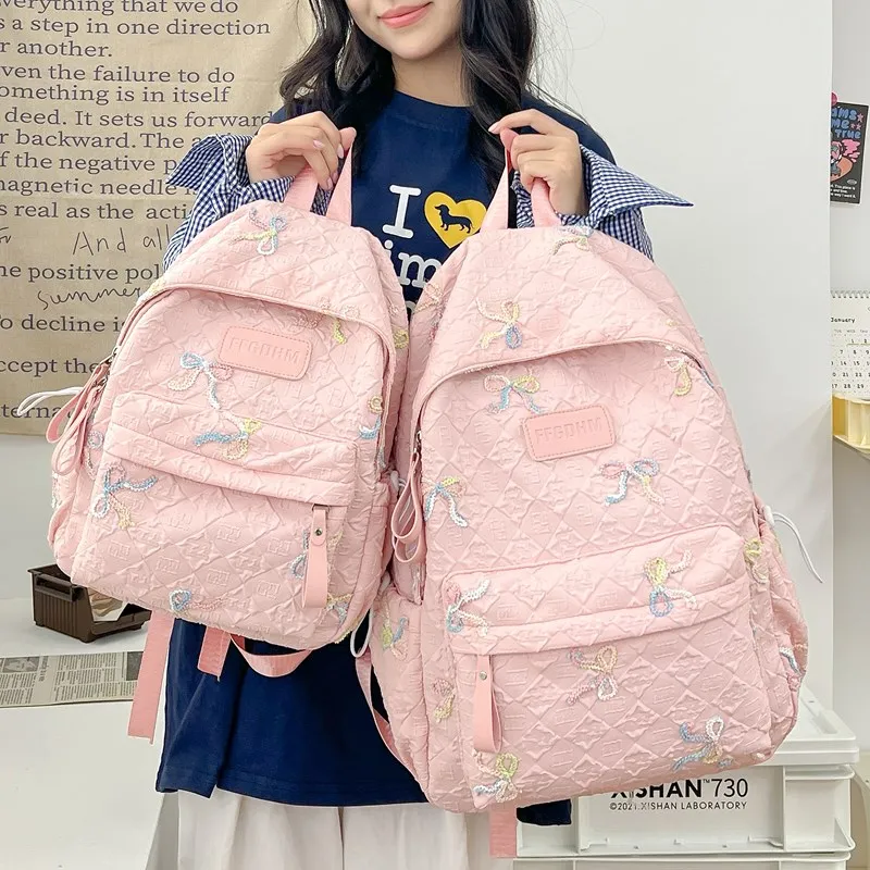 Kaka Tree Oxford Backpack Large Size Unisex Multicolor-10