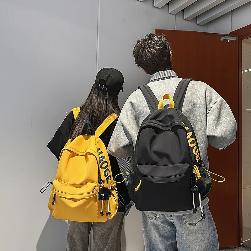 Kaka Tree Nylon Backpack Large Size Unisex Multicolor-2
