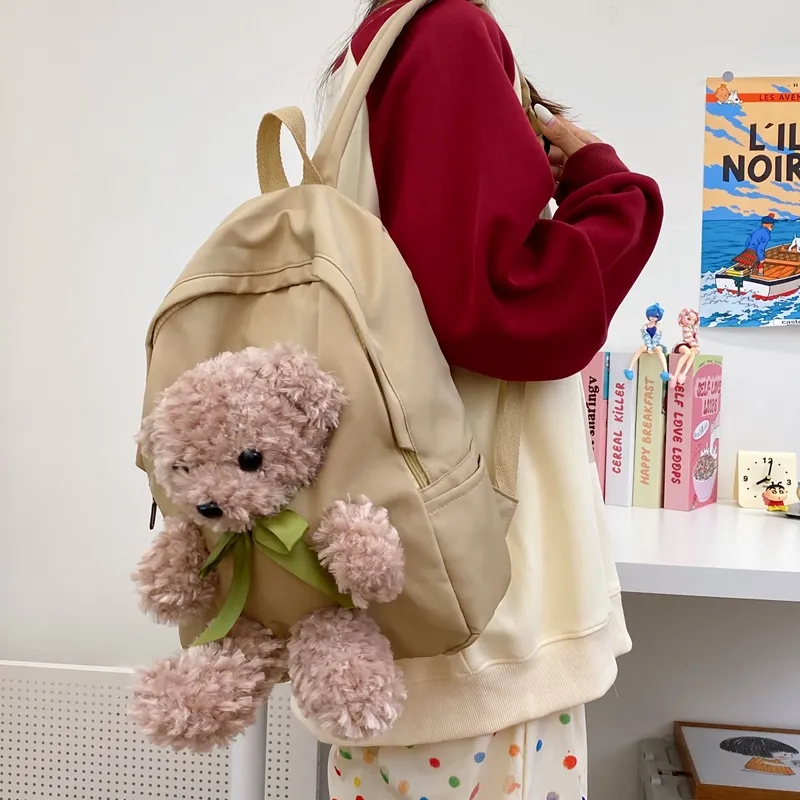 Kaka Tree Nylon Backpack Large Size Unisex-21