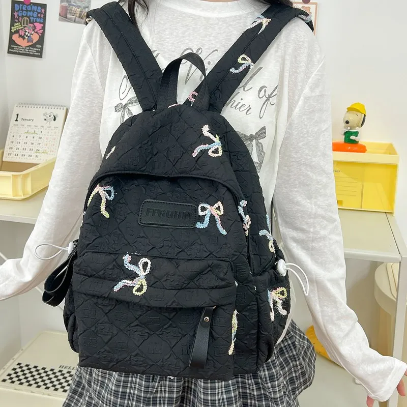 Kaka Tree Oxford Backpack Large Size Unisex Multicolor-7