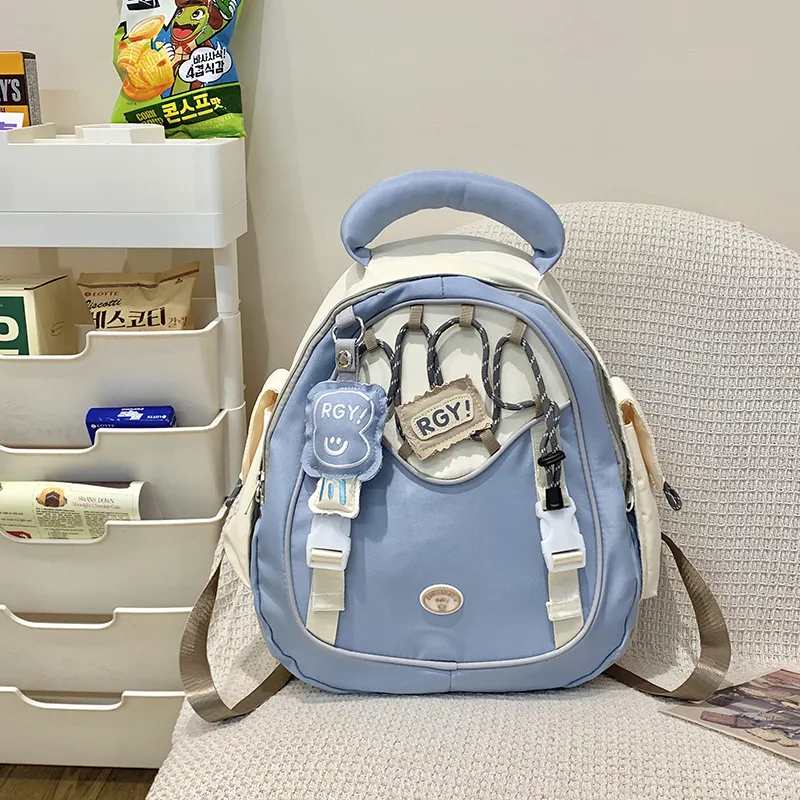 Kaka Tree Nylon Fabric Backpack Laptop Bag Large Size Unisex-4