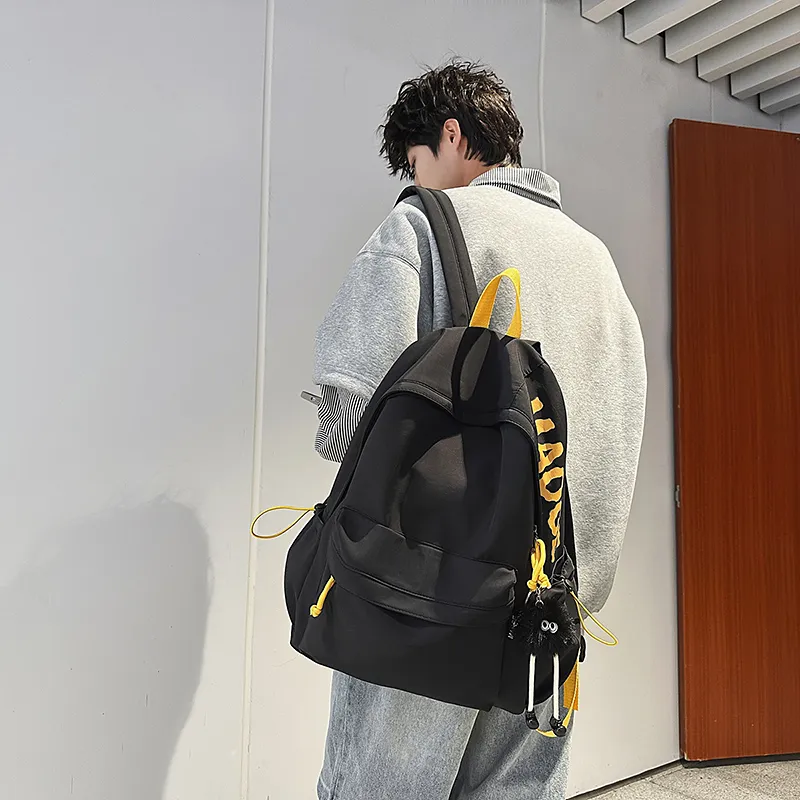 Kaka Tree Nylon Backpack Large Size Unisex Multicolor-3