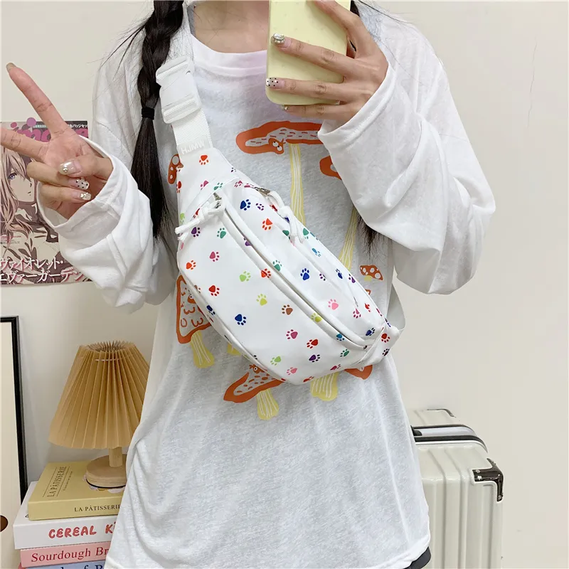 Kaka Tree Oxford Sling Bag Regular Unisex Multicolor-2