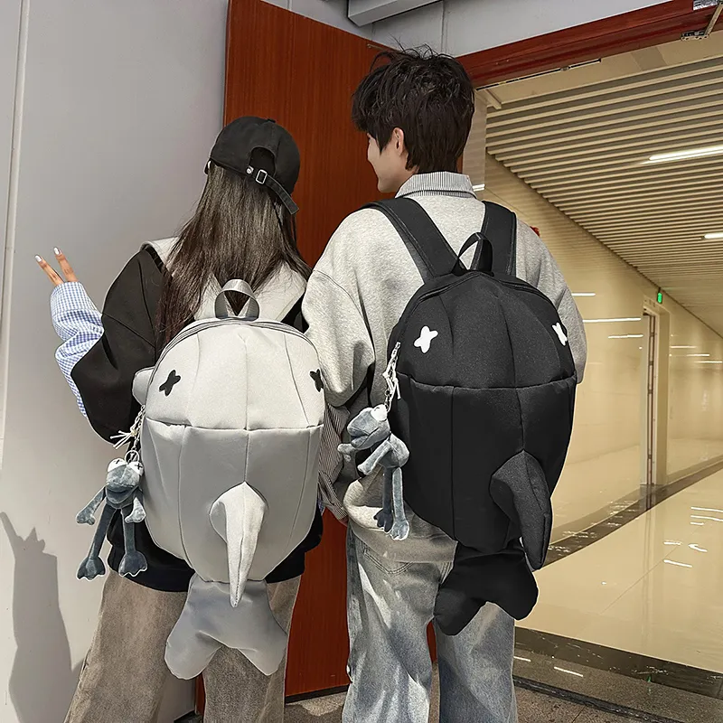 Kaka Tree Oxford Backpack Large Size Unisex Multicolor-3