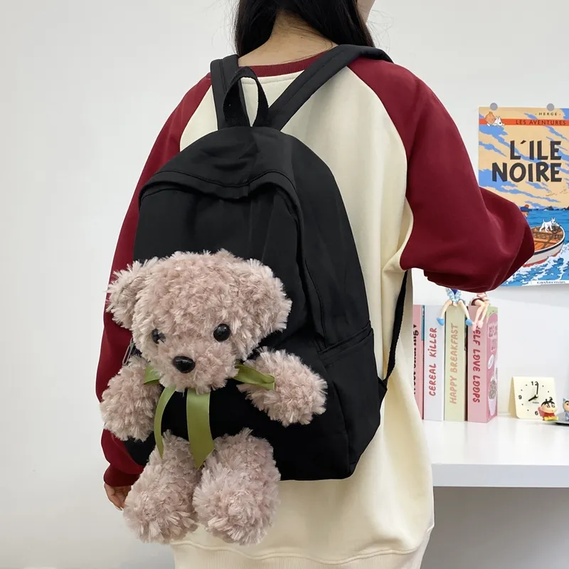 Kaka Tree Nylon Backpack Large Size Unisex-2
