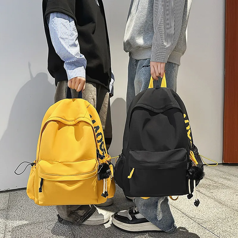 Kaka Tree Nylon Backpack Large Size Unisex Multicolor-4