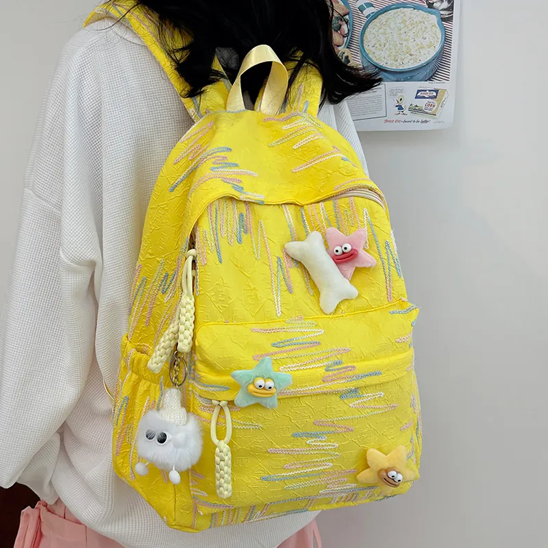 Kaka Tree Oxford Students Backpack Large Size Unisex-24