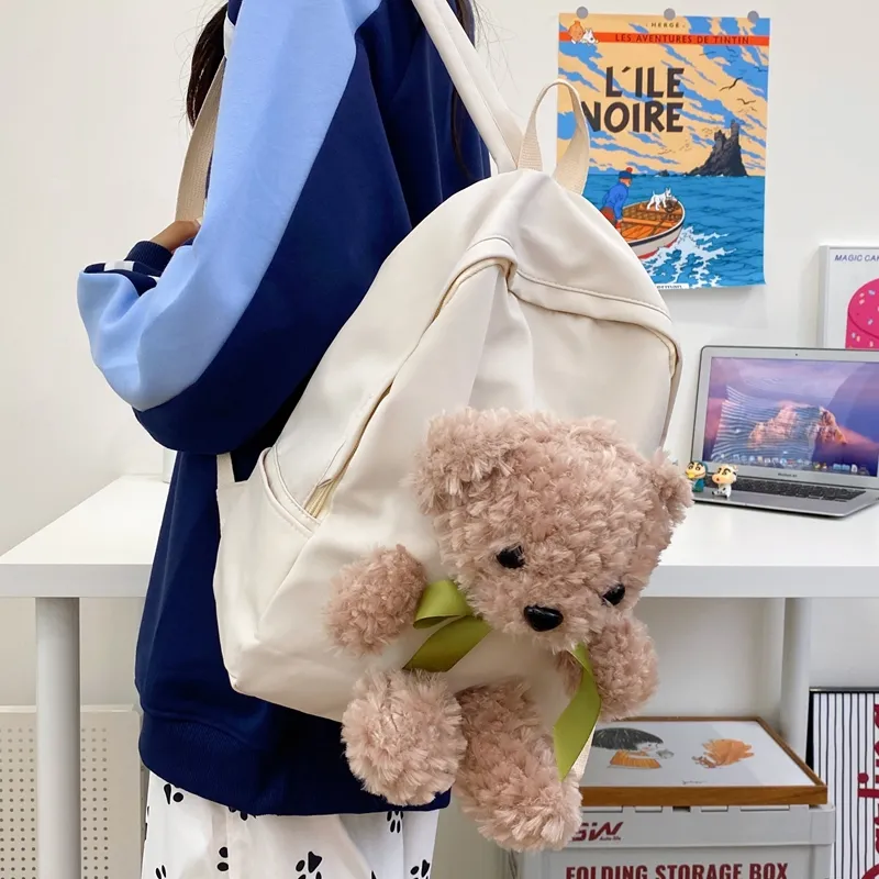 Kaka Tree Nylon Backpack Large Size Unisex-5