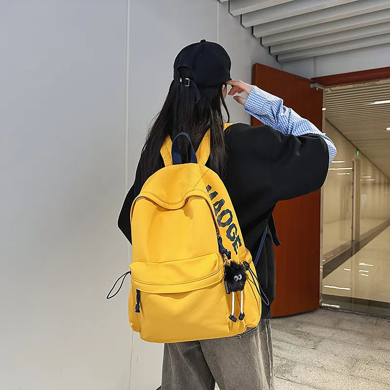 Kaka Tree Nylon Backpack Large Size Unisex Multicolor-16