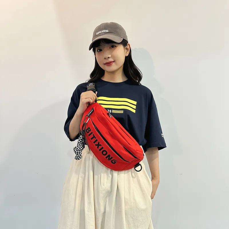 Kaka Tree Nylon Sling Bag Unisex Multicolor-10