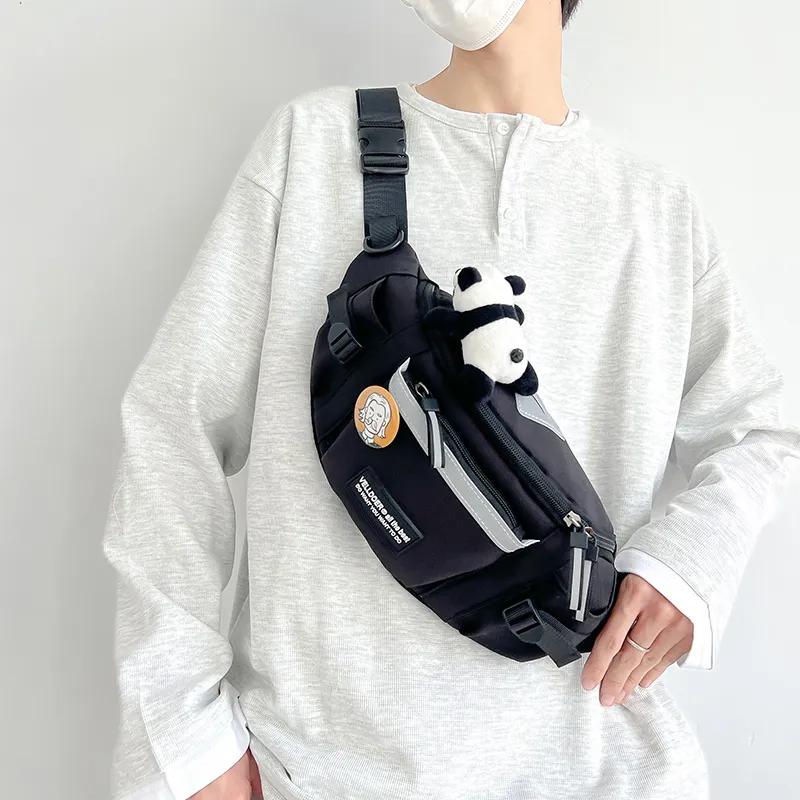 Kaka Tree Composite Cloth Crossbody Bag Regular Unisex Multicolor-6