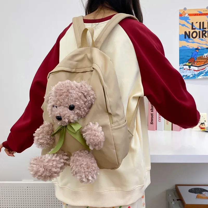 Kaka Tree Nylon Backpack Large Size Unisex-19