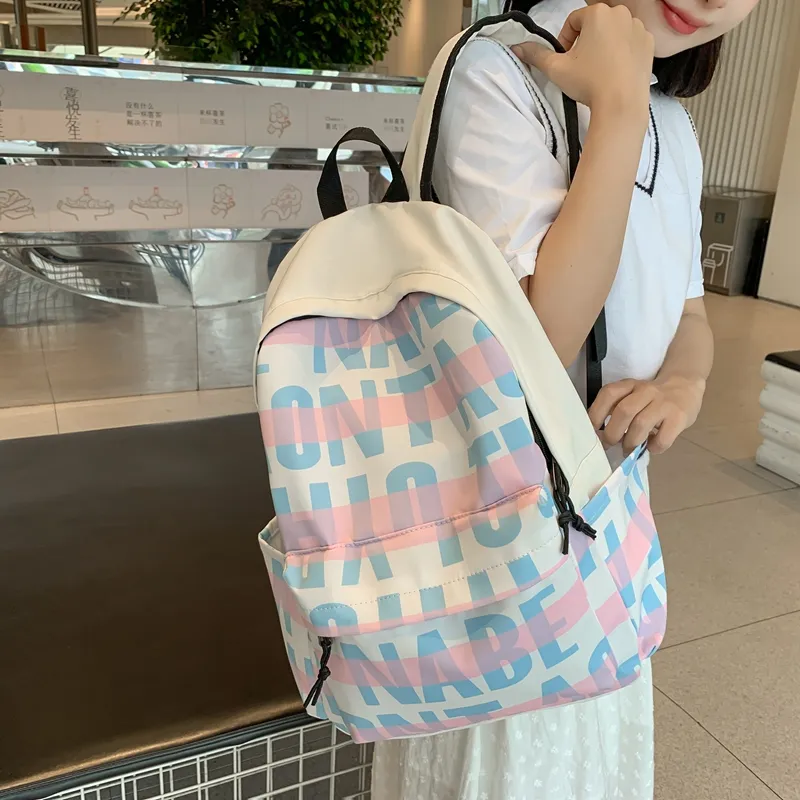 Kaka Tree Originally Backpack Regular Women's Pink/Blue/Red/Green-1