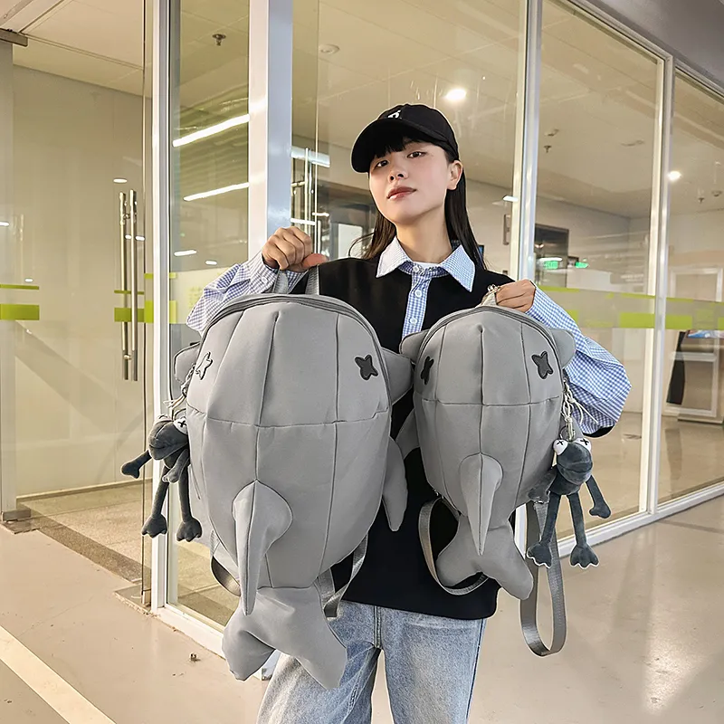 Kaka Tree Oxford Backpack Large Size Unisex Multicolor-15