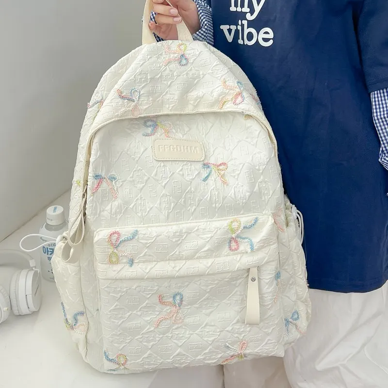 Kaka Tree Oxford Backpack Large Size Unisex Multicolor-3