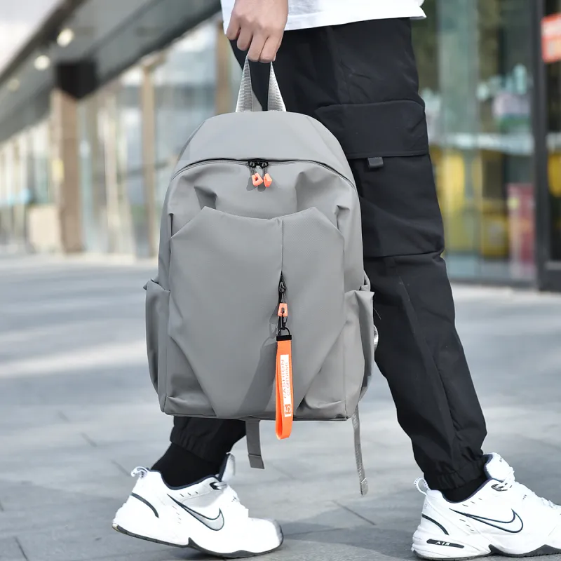 Kaka Tree Oxford Backpack, Travel Bag, Laptop Bag Regular Unisex Black/Gray-2
