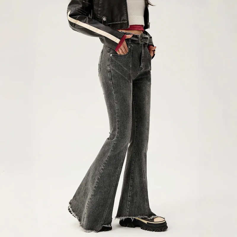 CHUU Jeans Women's Dark Gray-3