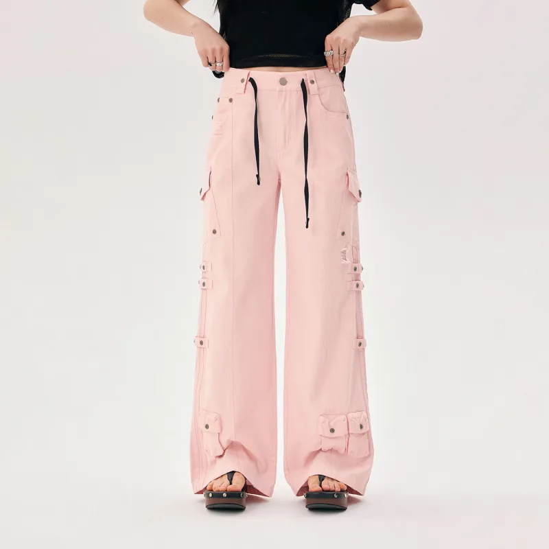 CHUU Casual Pants Women's Army Green-8