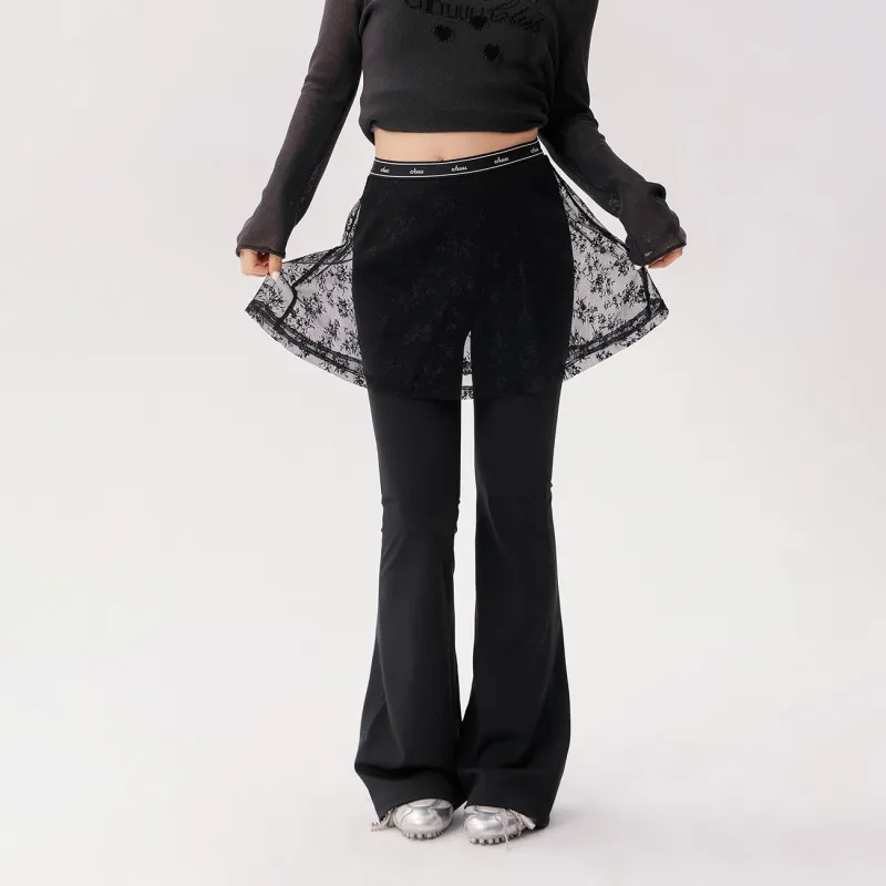 CHUU Casual Pants Women's Black-2