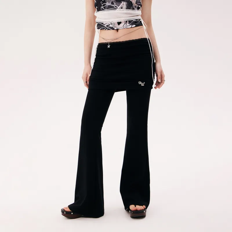 CHUU Casual Pants Women's Black-3